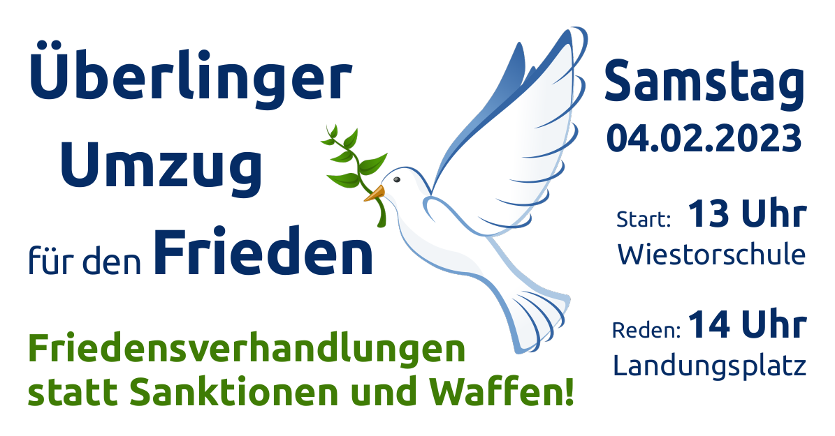 Die Friedens-Demo, die Kampfpanzer, der Weltkriegsveteran, Überlingen und Fridays for Future.