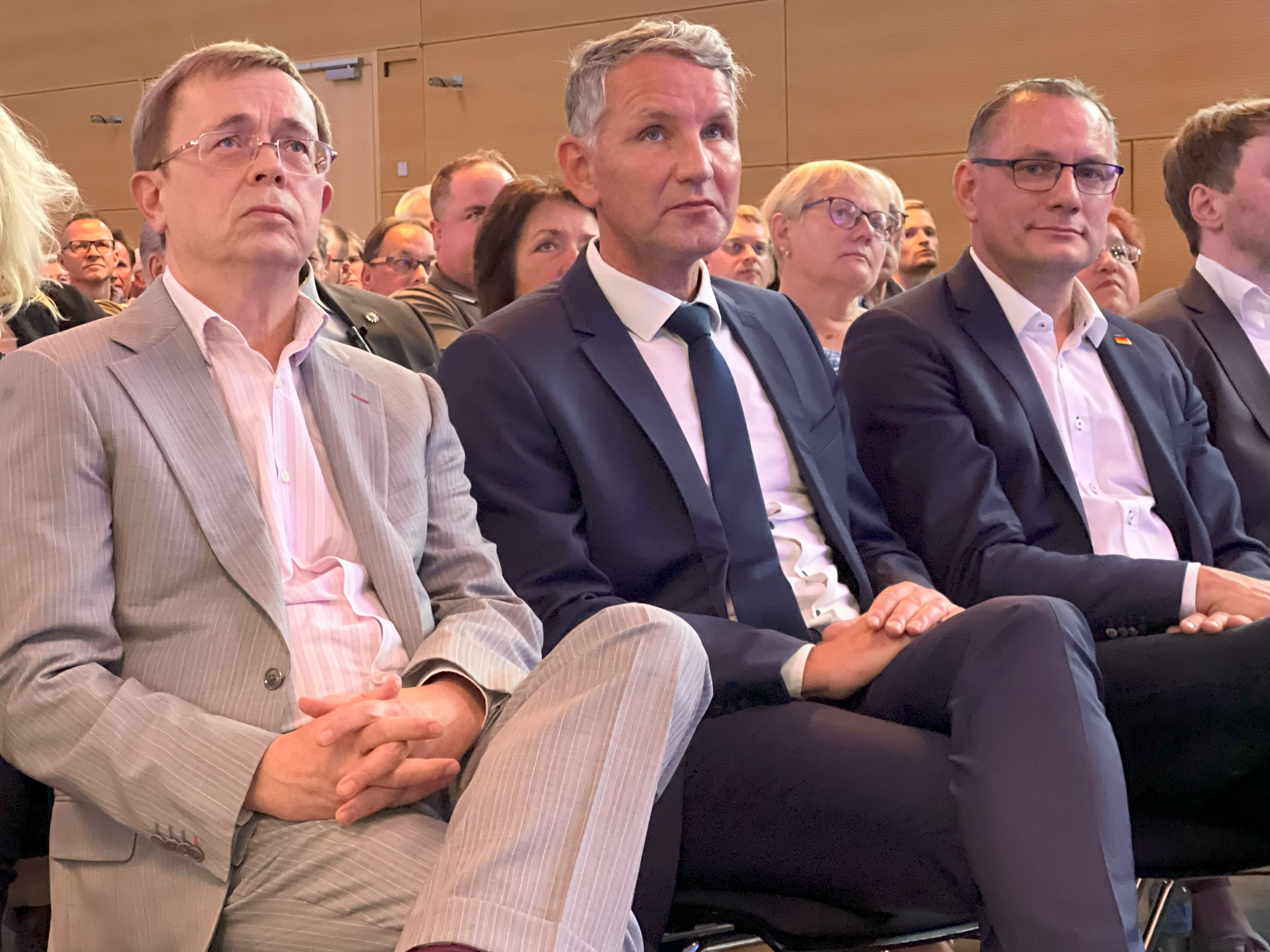 "Wir sind keine Mäuse und wir essen auch keine Würmer", die AfD in Rottweil.