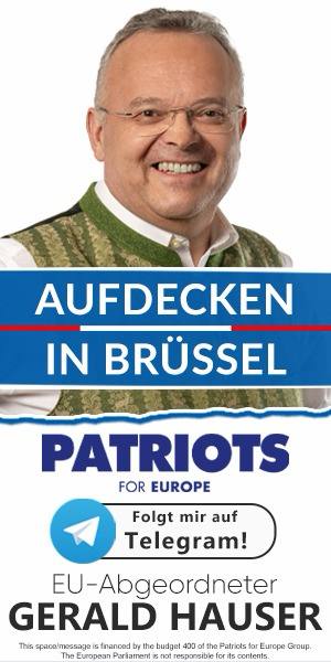 Anzeige EU-Abgeordneter Gerald Hauser